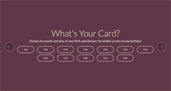 Desktop Screenshot of itsallinthecards.com
