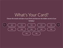 Tablet Screenshot of itsallinthecards.com